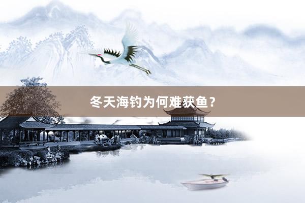 冬天海钓为何难获鱼？